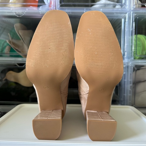 NWOT Square Toe Ankle Bootie - Picture 2 of 15